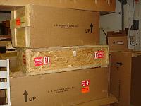  More pipes, boxed and ready for shipping to Church on the Green