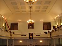  The choir loft awaits installation, scheduled to begin October 13.