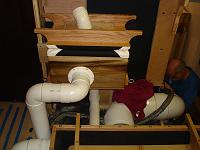  The air supply for some of the exposed pipes in the central chamber (also known as the 