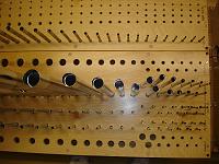 Another windchest, partially filled with pipes.