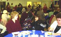  Church on the Green people enjoying Bosnian and other international dishes.